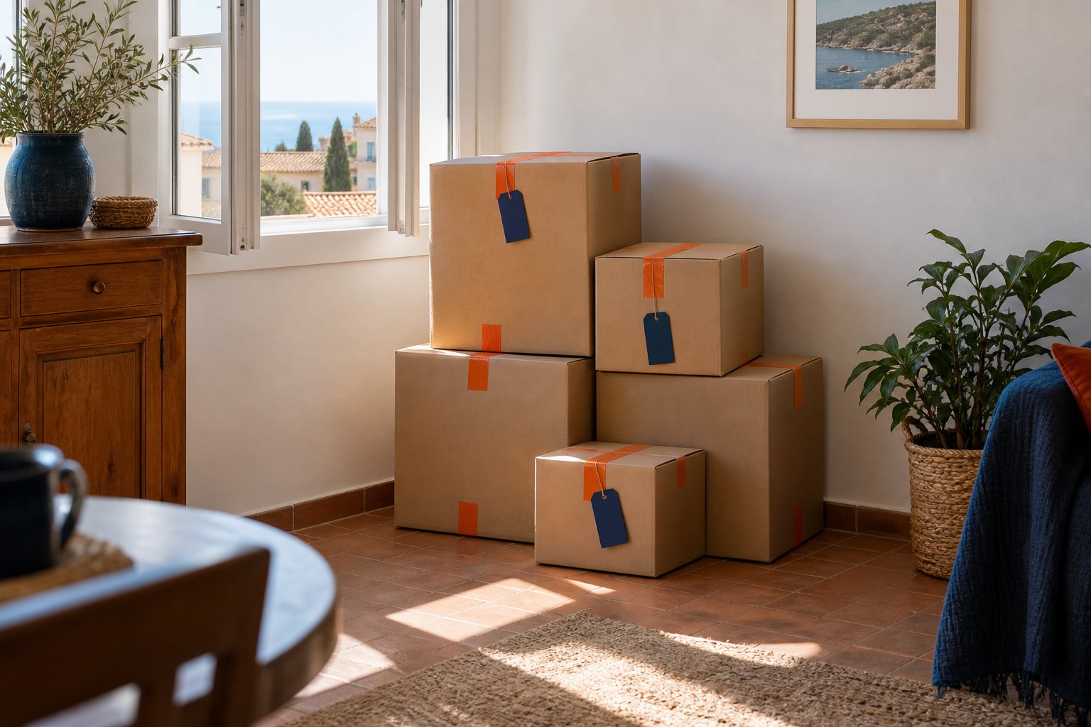 Identifier les cartons conservés Identifier les cartons conservés dans un logement ou un espace de préparation.