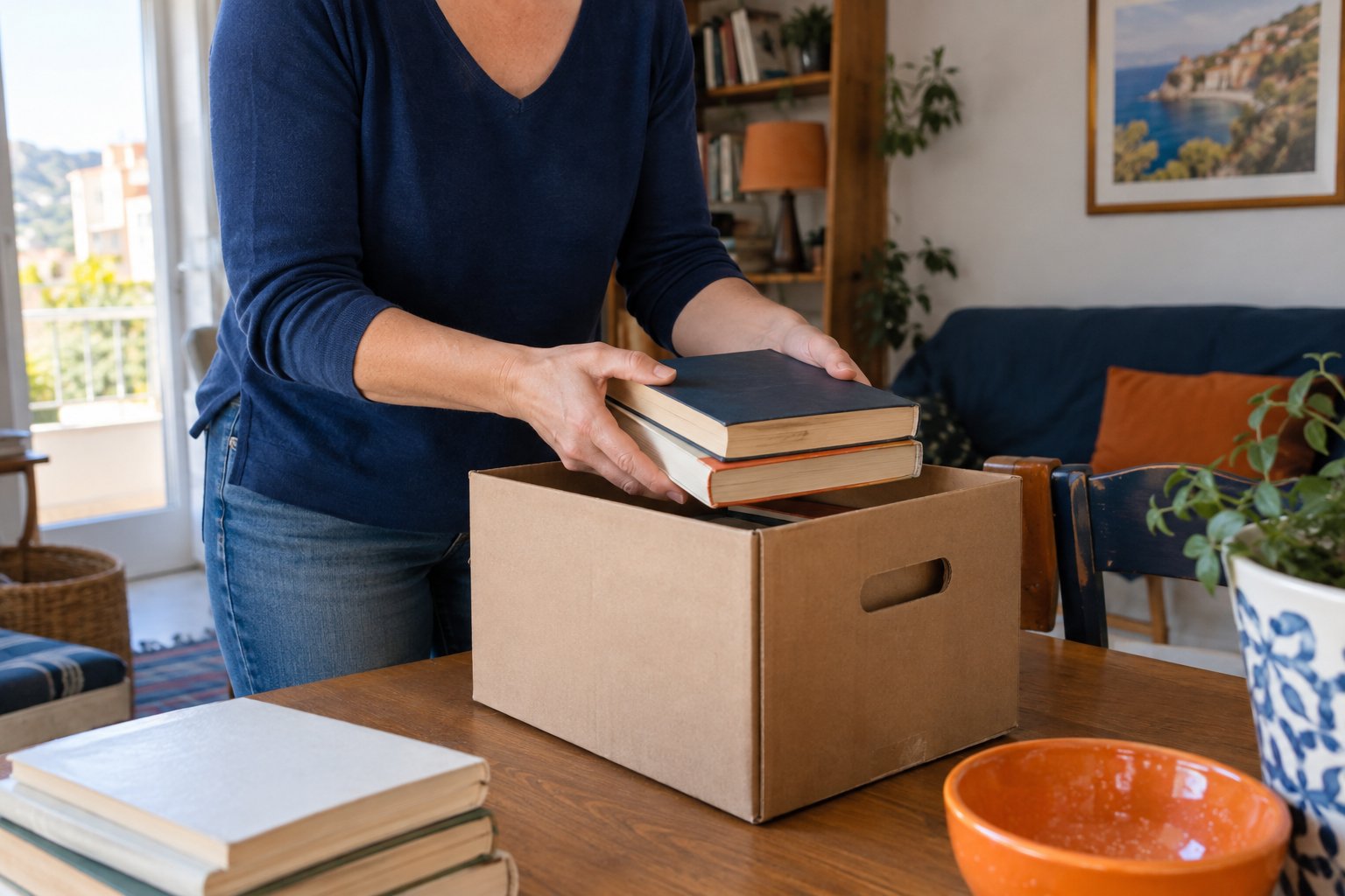 Manipuler les livres avec soin Manipuler les livres avec soin dans un logement ou un espace de préparation.
