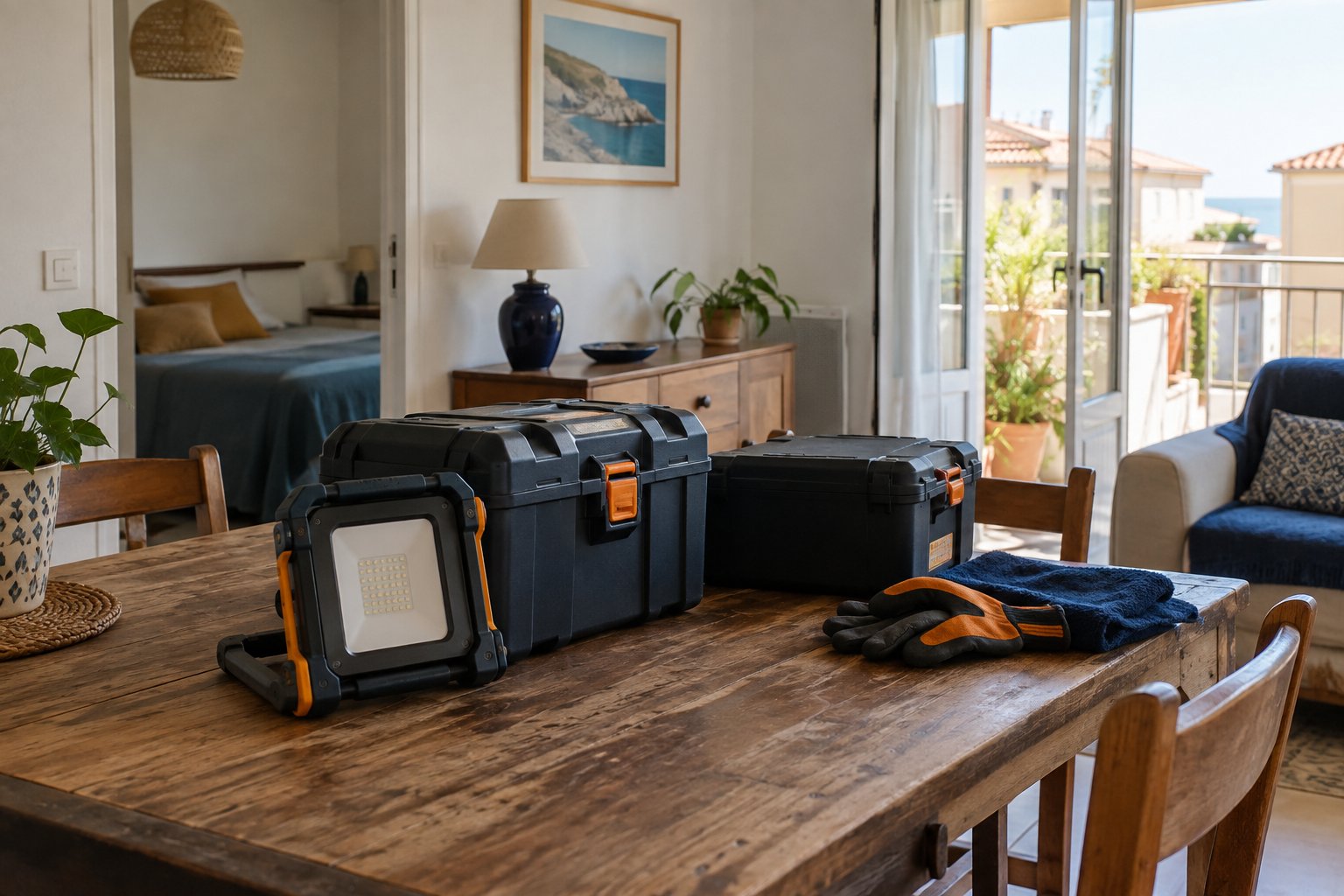 Préparer le matériel autonome Préparer le matériel autonome dans un logement ou un espace de préparation.