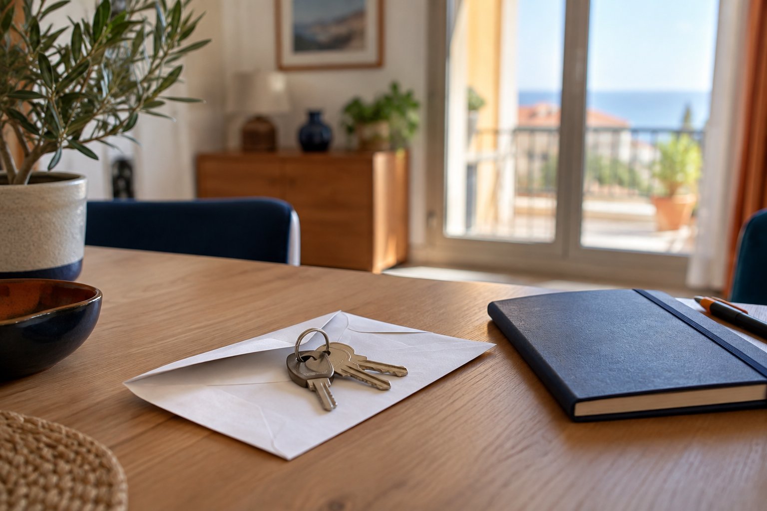 Préparer la remise des clés Préparer la remise des clés dans un logement ou un espace de préparation.