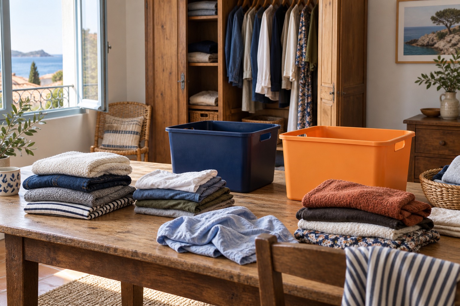 Vêtements et linge dans un logement Diogène : comment organiser le tri ?