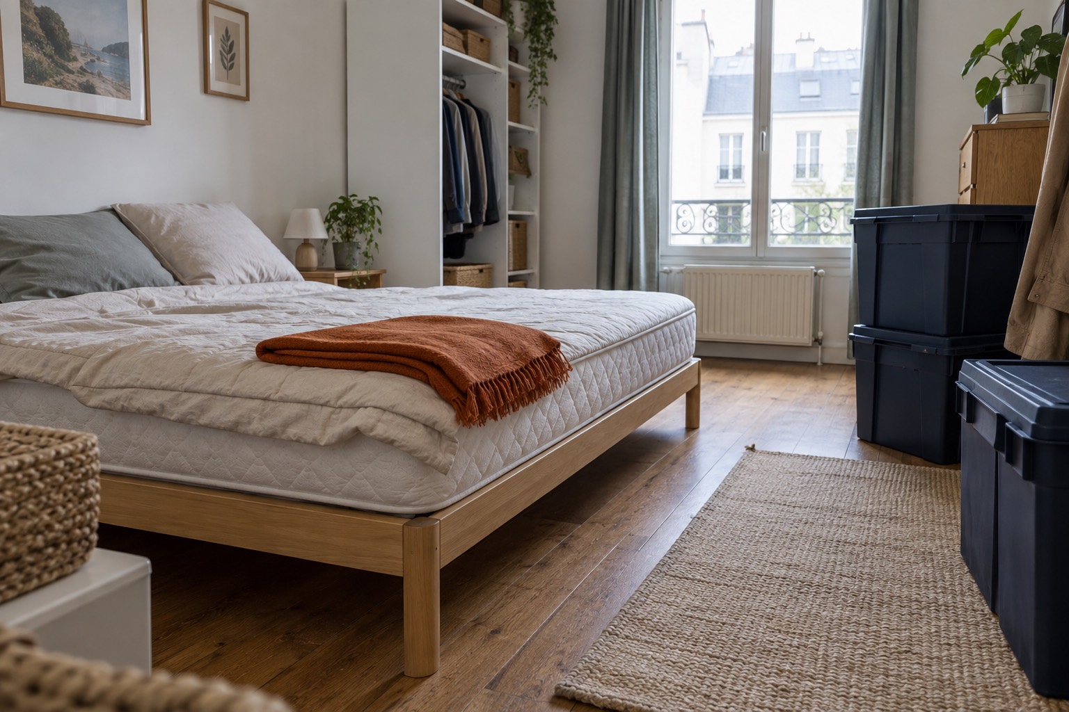 Matelas et sommier dans un logement encombré : organiser leur retrait et la suite